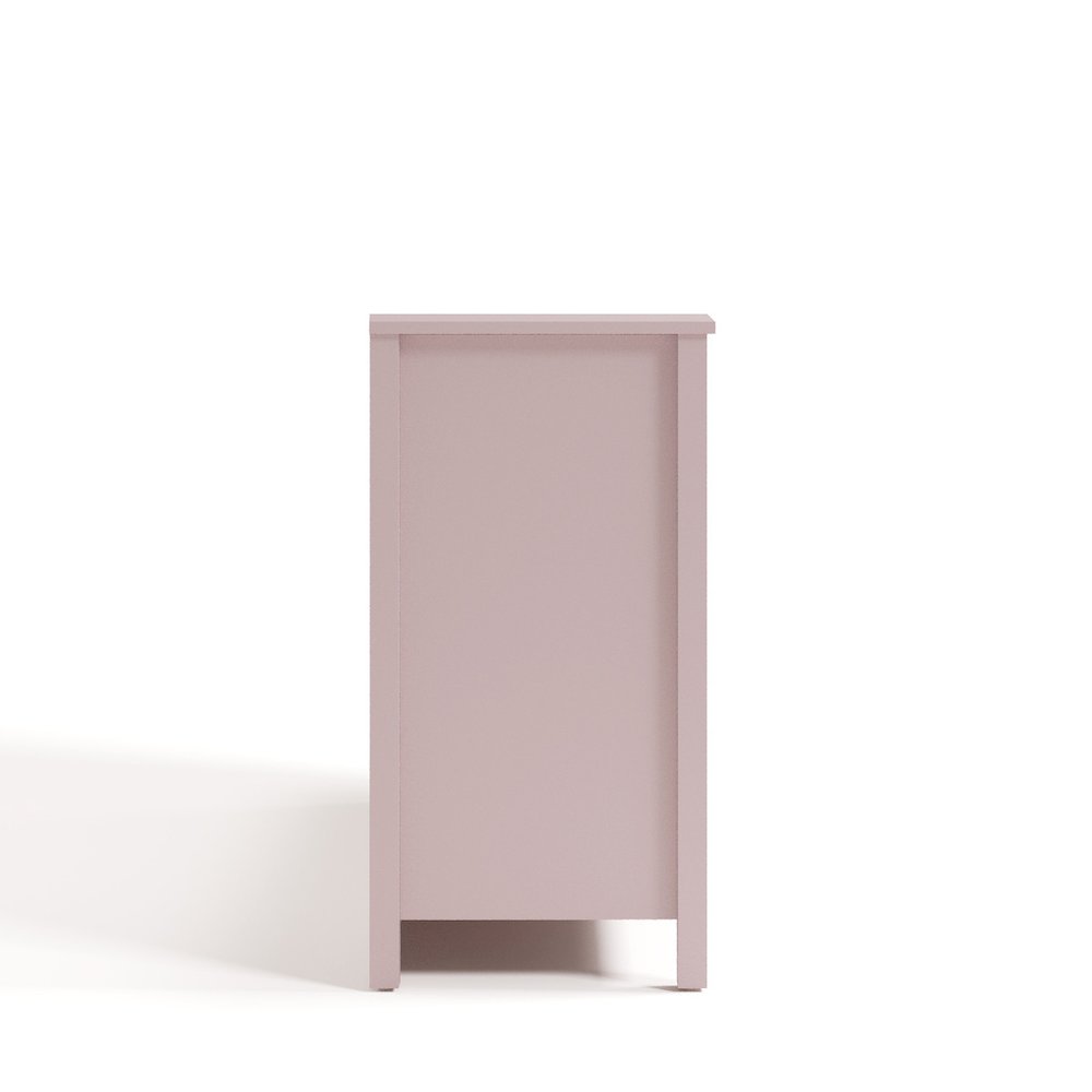 Alpine 6-Drawer Dresser- Blush