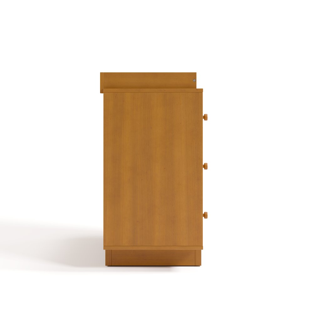 Texas 3 Drawer Chest with Topper-Almond