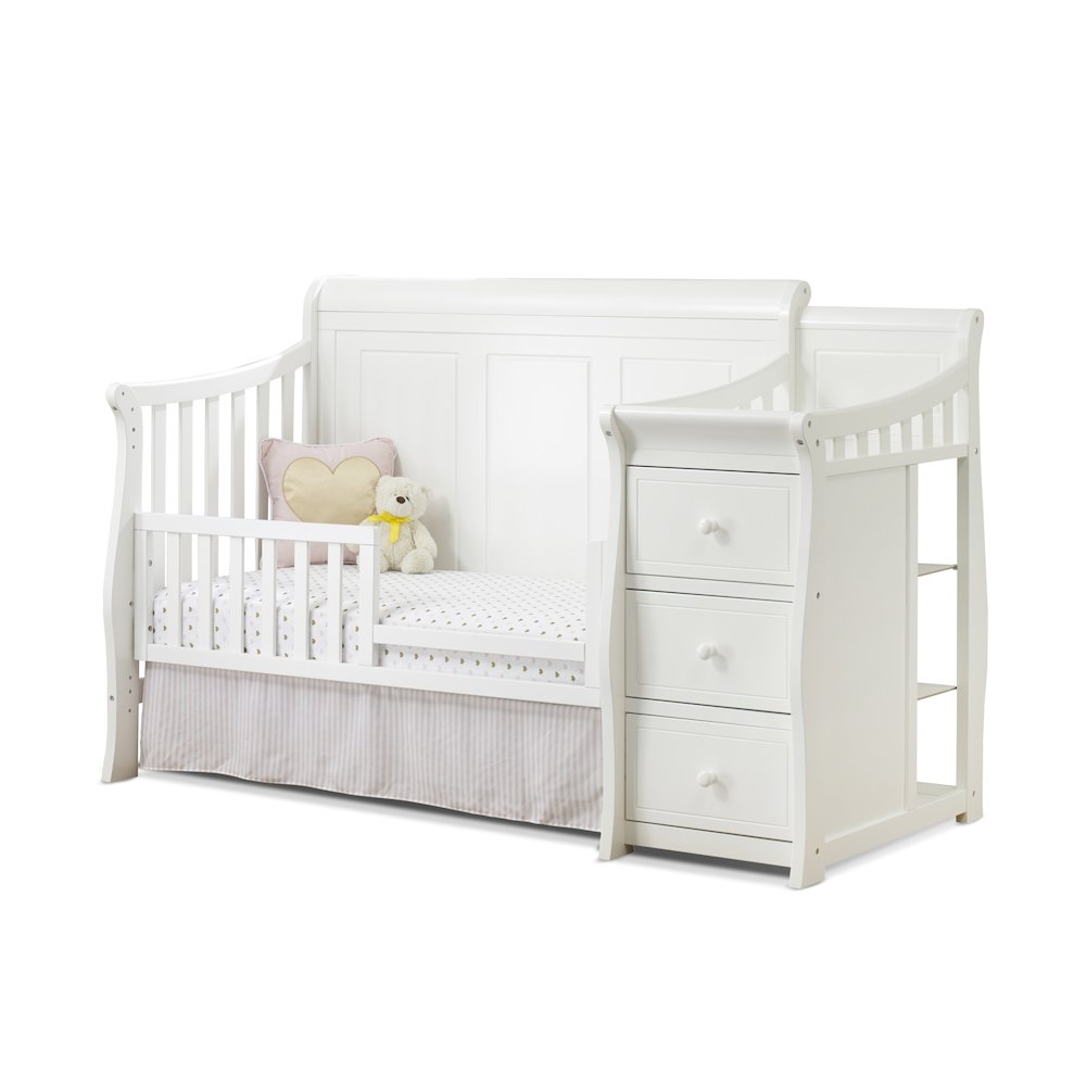 Sorelle Princeton Elite Panel Crib & Changer,White Color