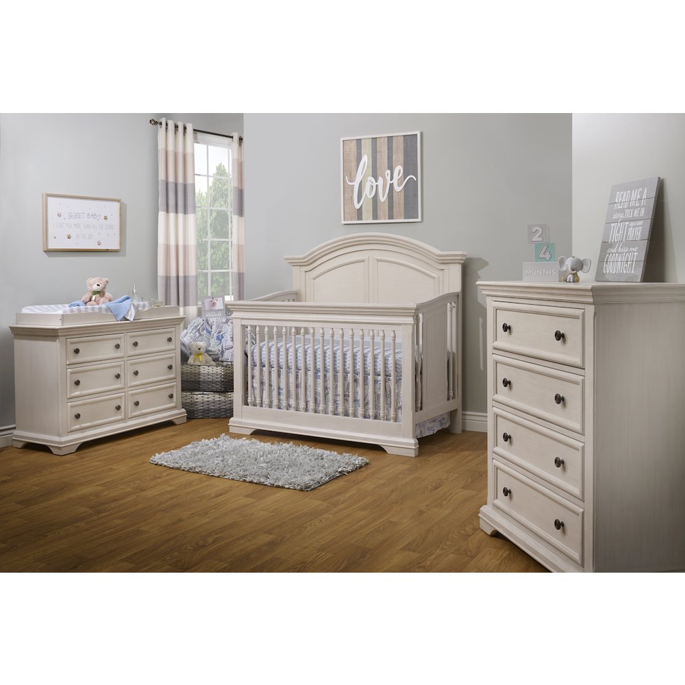 Sorelle Portofino High Arch Crib,Brushed Ivory Color
