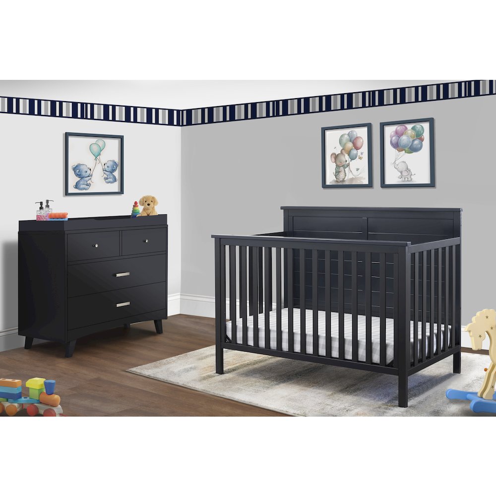 Sorelle Ashley Crib,Midnight Color