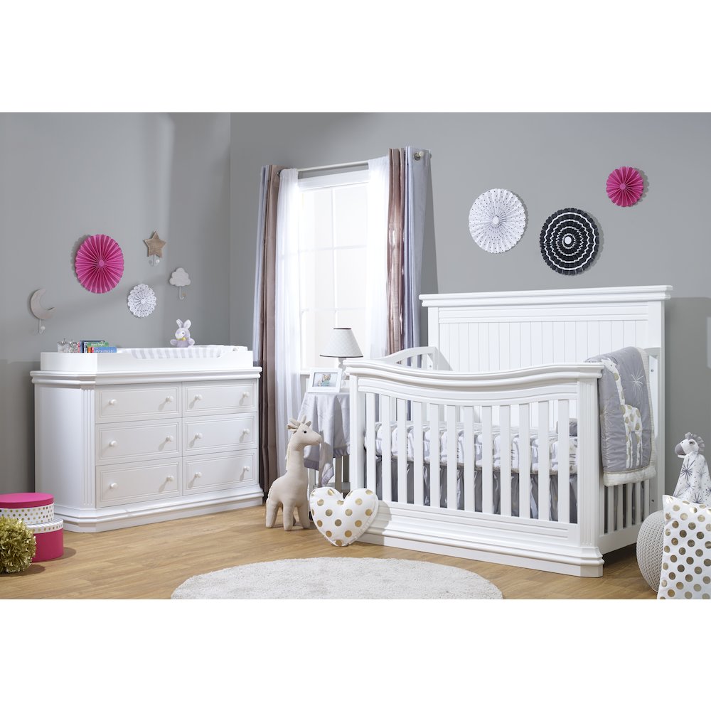 Sorelle Primo 4-in-1 Crib,White Color