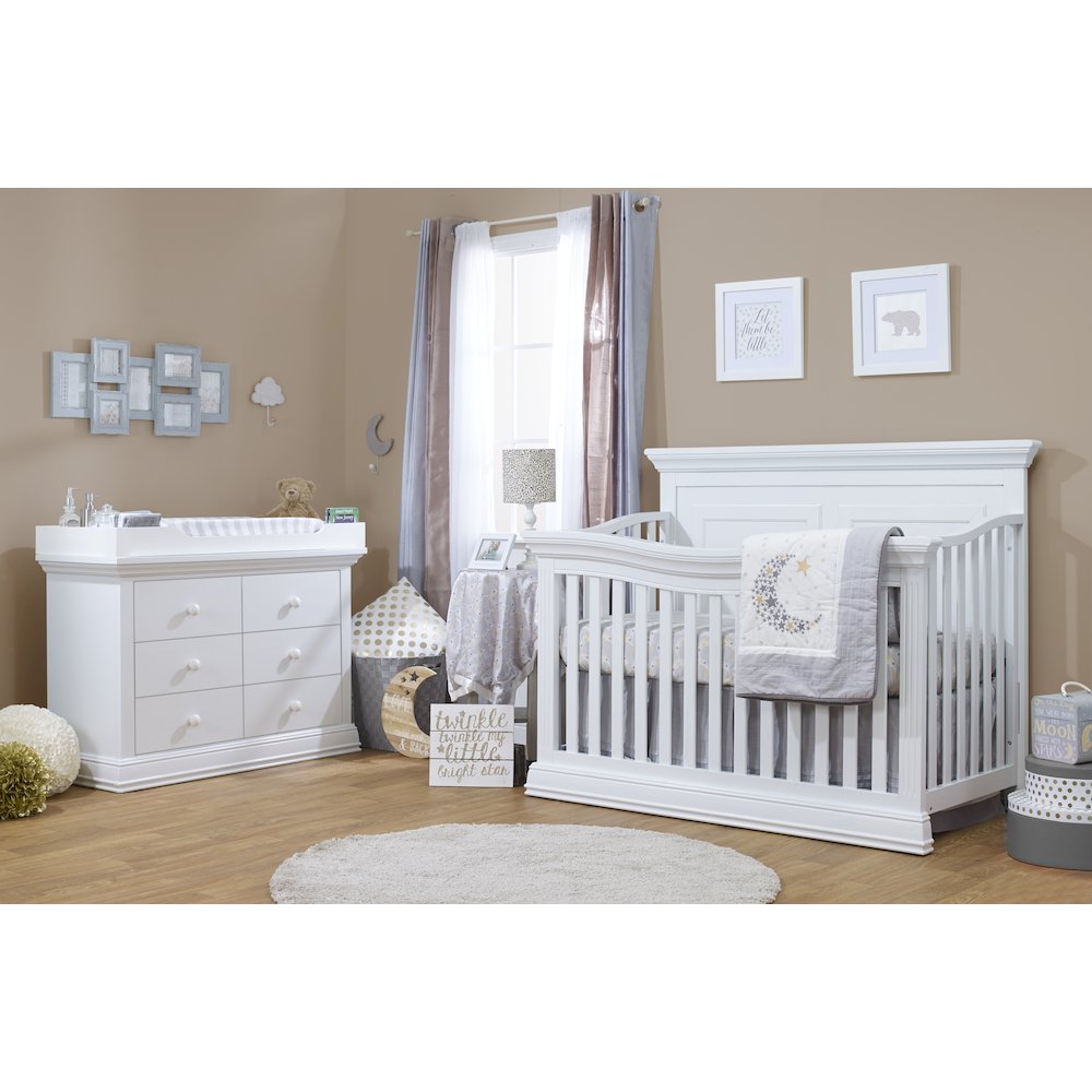 Sorelle Paxton 4-in-1 Crib,White Color