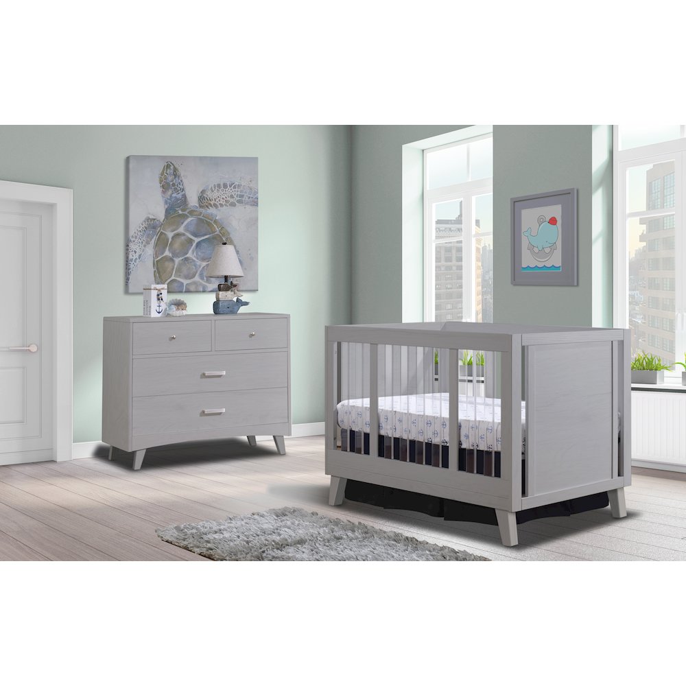 Sorelle Uptown Acrylic Crib,White Color
