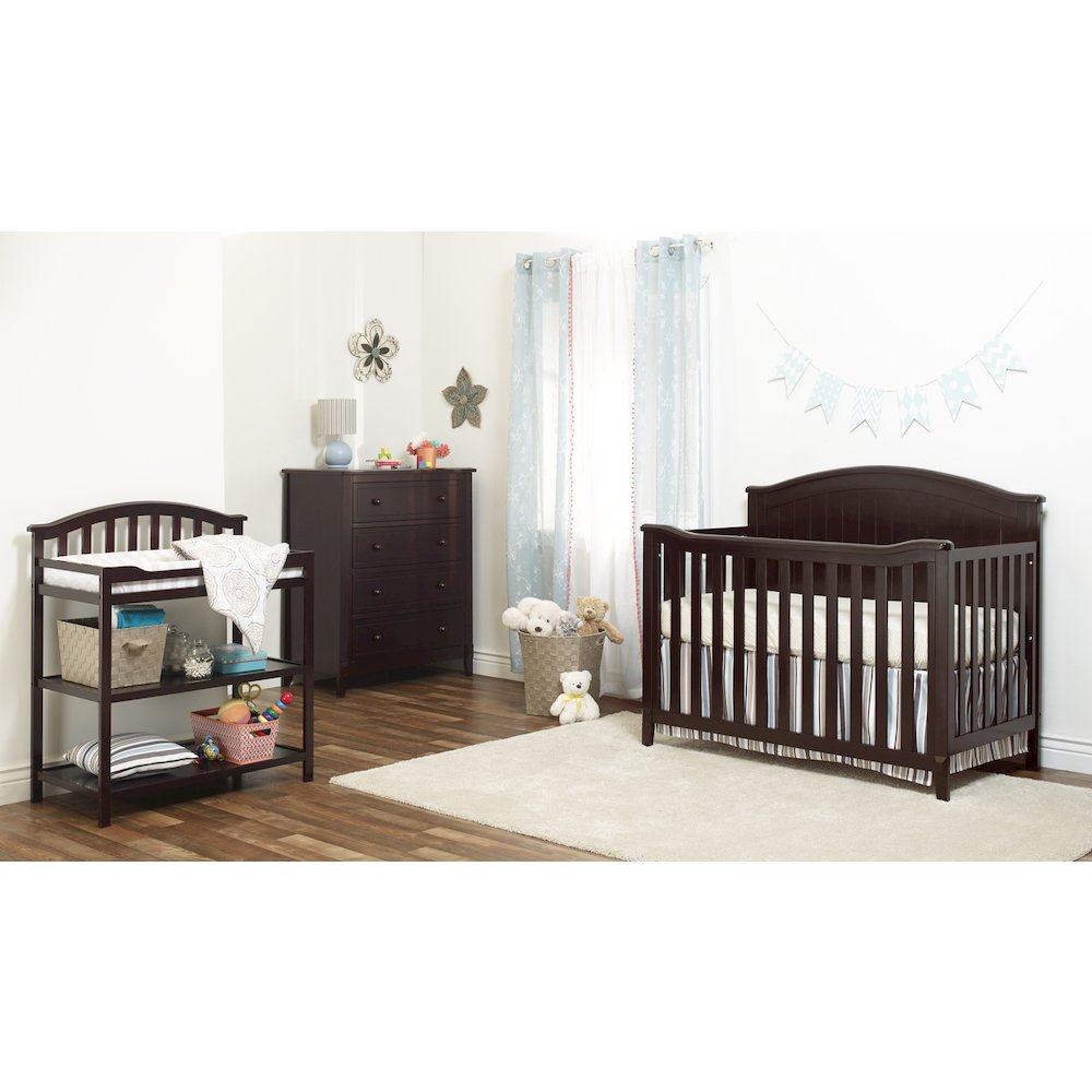 Sorelle Fairview 4-in-1 Crib,Espresso Color