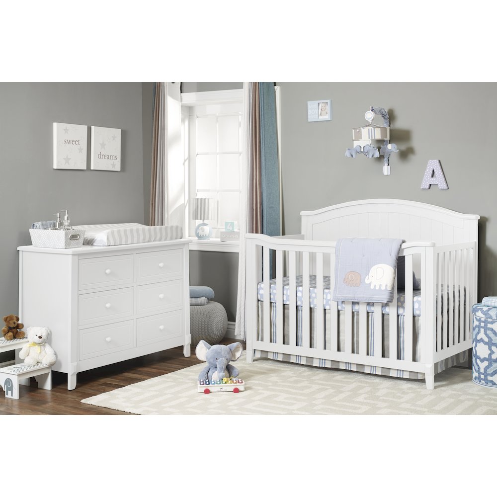 Sorelle Fairview 4-in-1 Crib,White Color