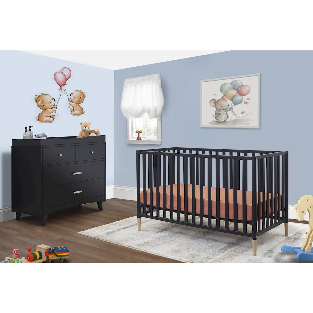 Sorelle Mia Crib,Midnight / Natural Color