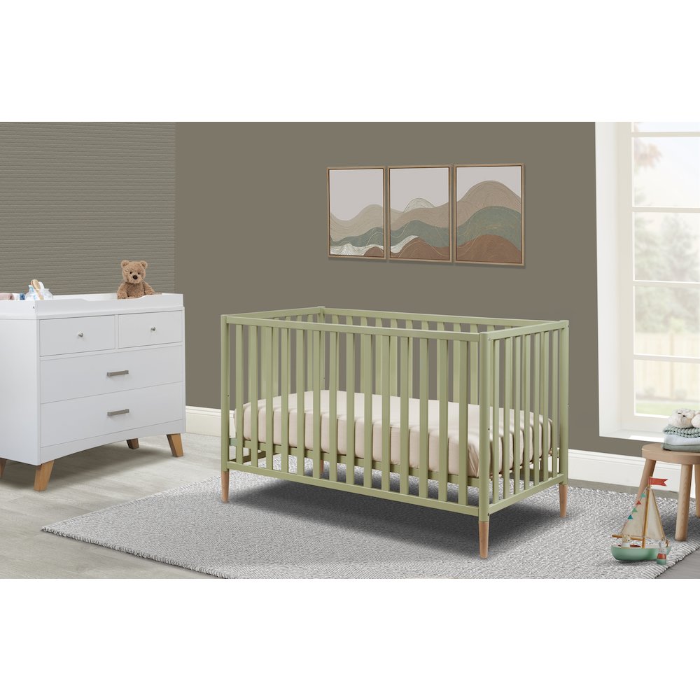 Sorelle Mia Crib,Sage / Natural Color