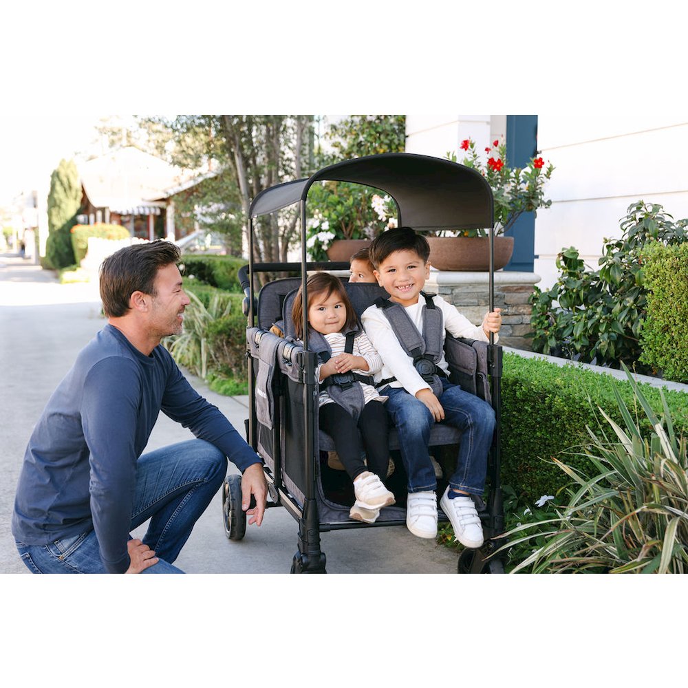 W4 Elite Pro - 4 Seater - Charcoal Gray