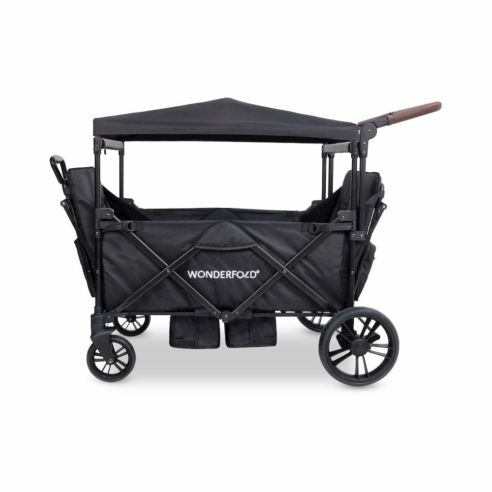 X4 Rev Recline Quad Stroller Wagon - Black