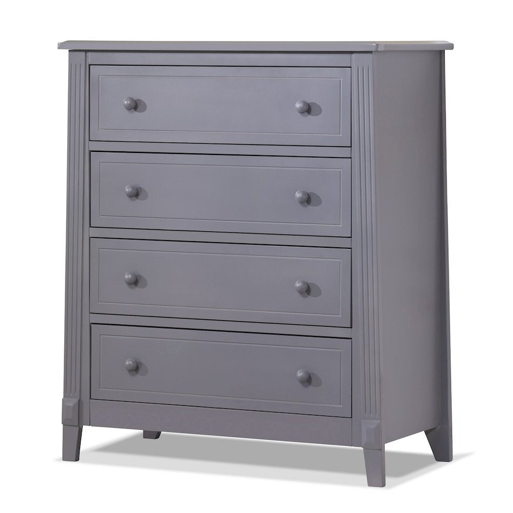 Sorelle Berkley 4 Drawer Chest,Gray Color