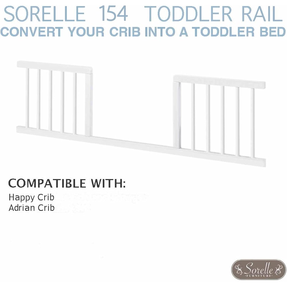Sorelle 154 Toddler Rail,Natural Wood Color