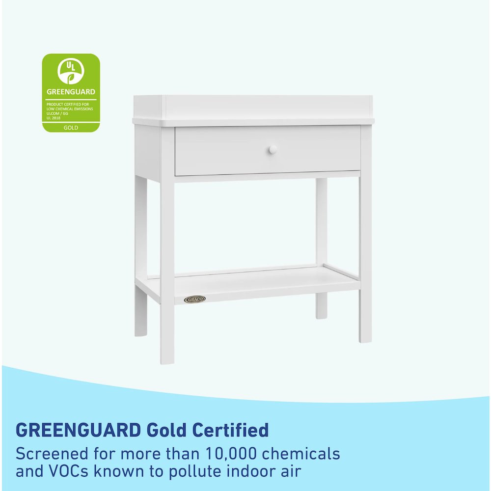 Graco Storage Changing Table - White