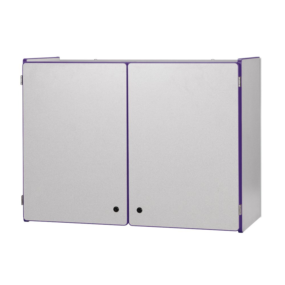 Lockable Wall Cabinet - Purple