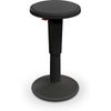 Hierarchy Height Adjustable Grow Stool- Short Stool (Black)