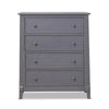 Sorelle Berkley 4 Drawer Chest,Weathered Gray Color