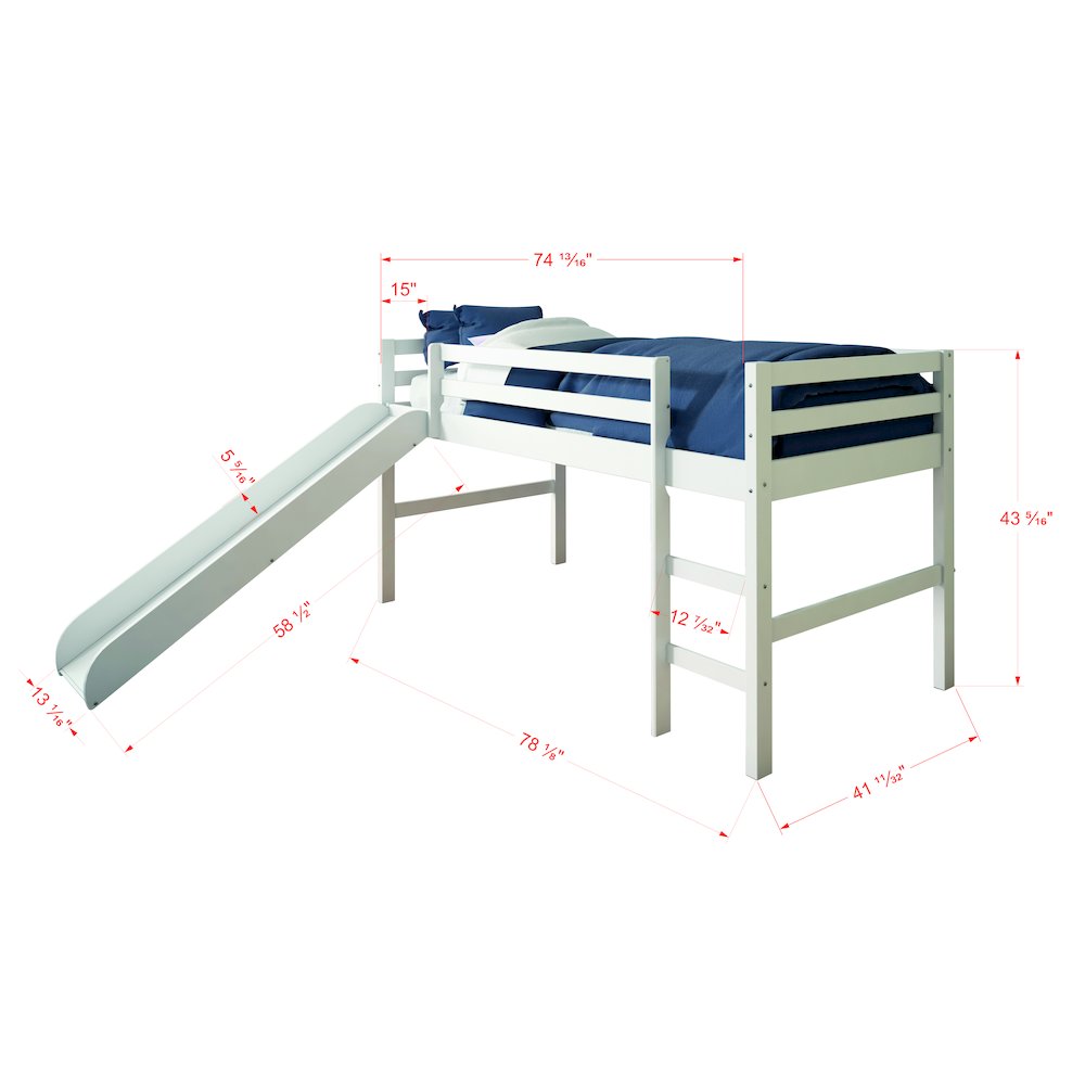 Tent Bed Espresso, Blue Tent Kit