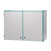 Lockable Wall Cabinet - Teal