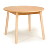 Round Childrens Table, Natural Color