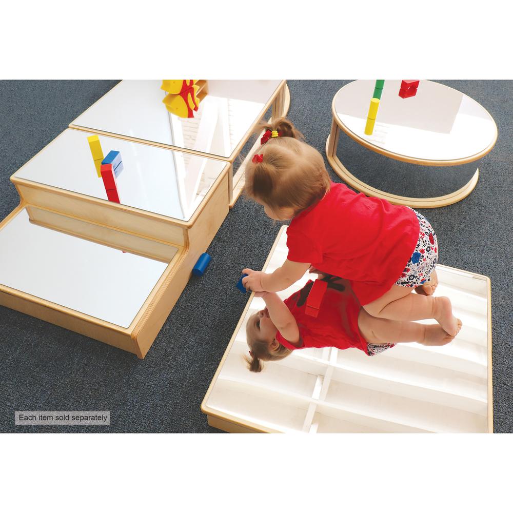 Low Square Infant Floor Mirror