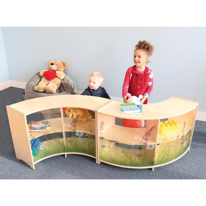 Nature View Curve Out Cabinet 24H