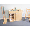 EZ Clean Birch Changing Cabinet with Trays