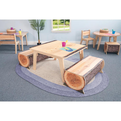 Nature View Live Edge Square Table 20H