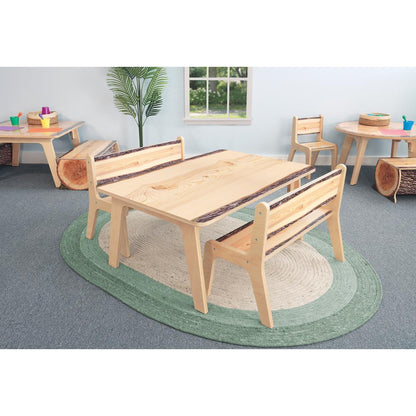 Nature View Live Edge Rectangle Table22H