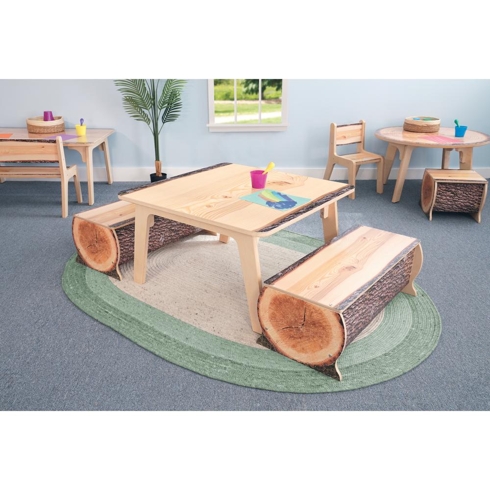 Nature View Live Edge Square Table 22H