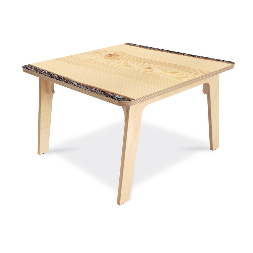 Nature View Live Edge Square Table 22H