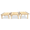 Nature View Live Edge Square Table 22H