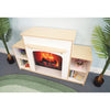 Warm And Welcoming Fireplace - White