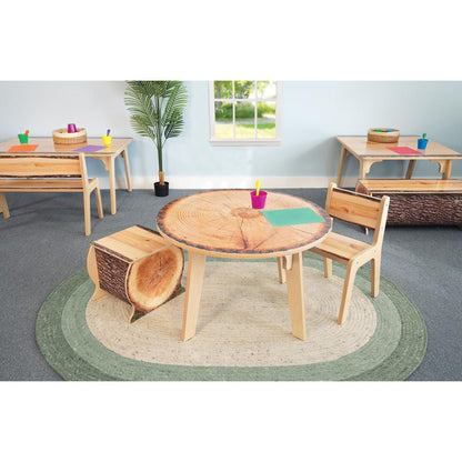 Nature View Live Edge Round Table 22H