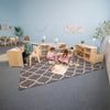 Birch plywood Rolled Mat Storage in Natural UV Finish