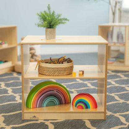 Birch plywood Shelf Cabinet 24W in Natural UV Finish