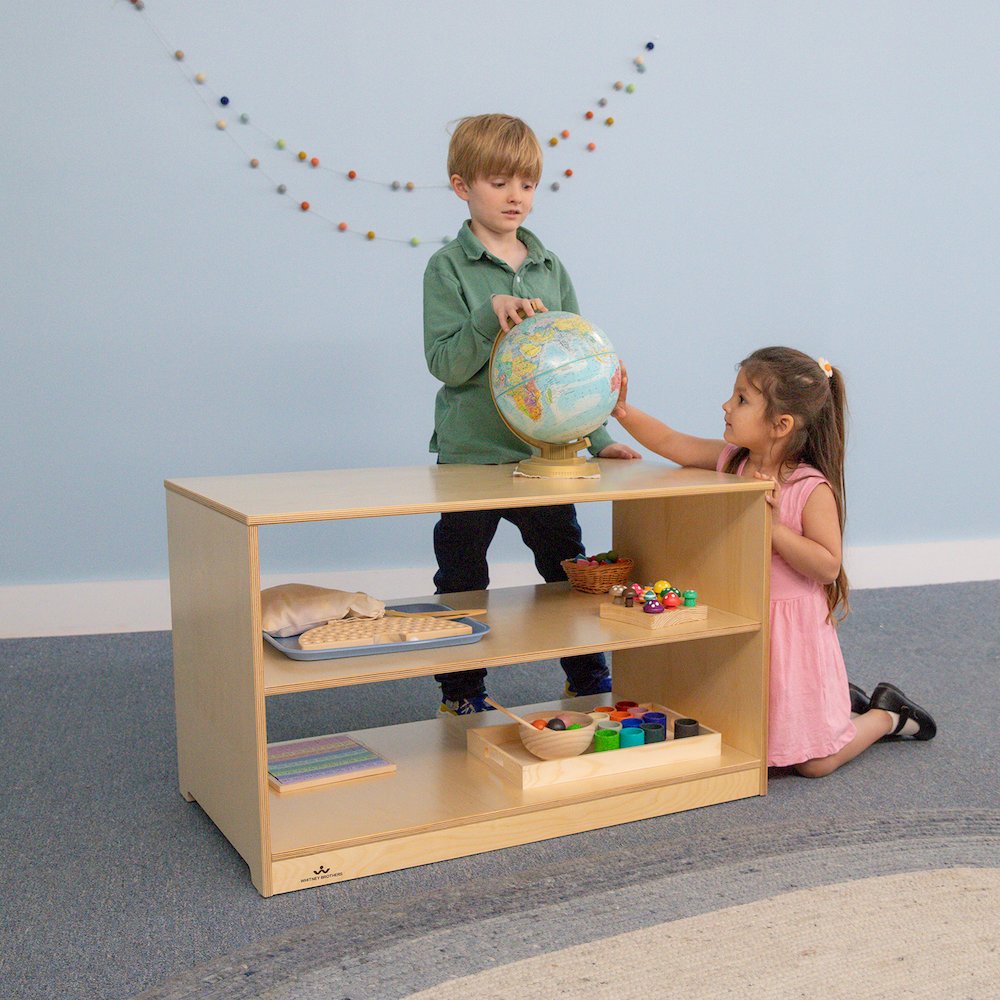 Birch plywood Shelf Cabinet 36W in Natural UV Finish