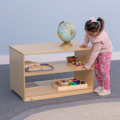 Birch plywood Shelf Cabinet 36W in Natural UV Finish