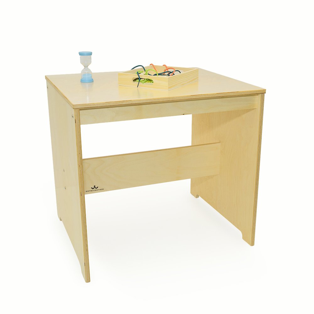 Birch plywood Work Table in Natural UV Finish