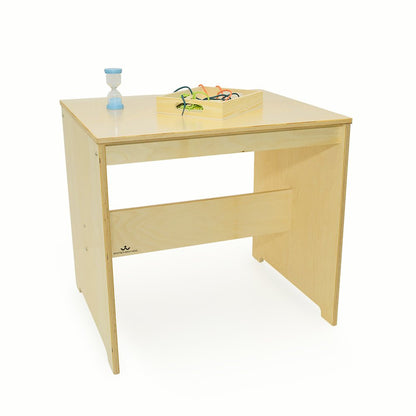 Birch plywood Work Table in Natural UV Finish