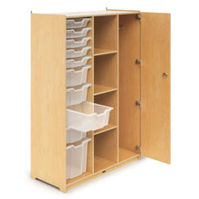 Teachers Wardrobe with Trays and Locking Door