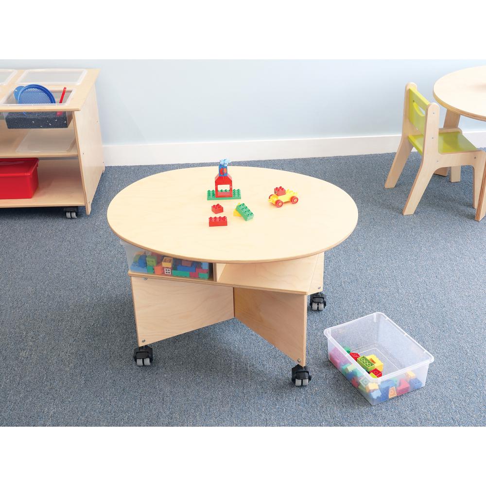 Mobile Collaboration Table with Trays
