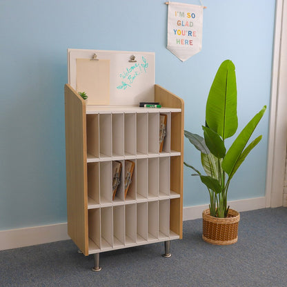 Mail And Message Center in Brown and White Color