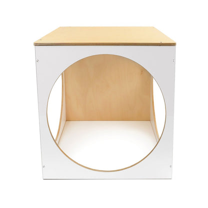 Play House Cube - White in Natural UV and White Color