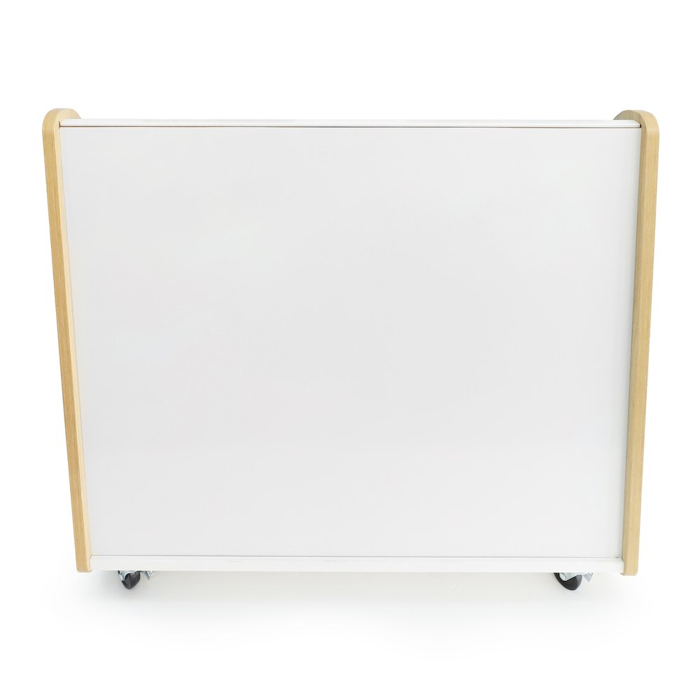 Mobile Book Display in Brown and White Color