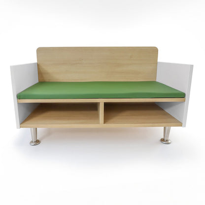 Sofa in Brown and White Color