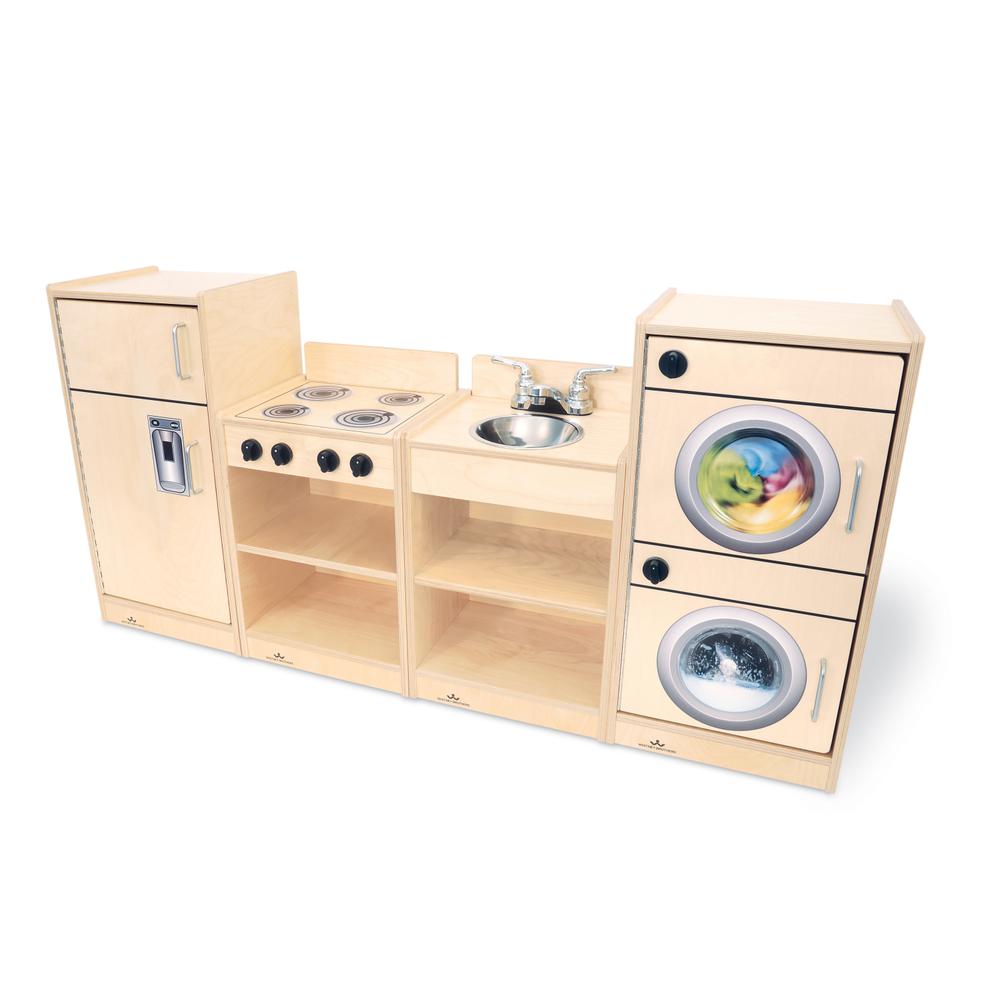 Let's Play Toddler Kitchen Ensemble - Natural