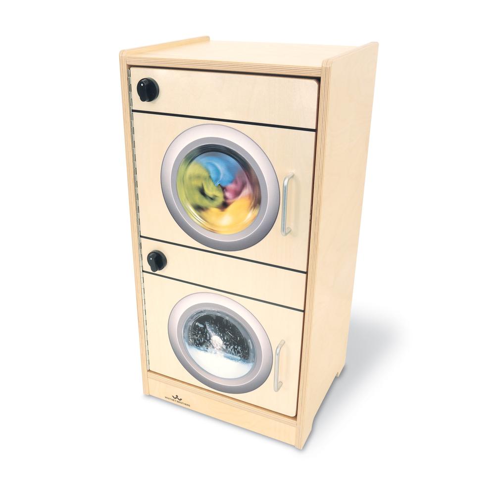 Let's Play Toddler Washer/Dryer -Natural