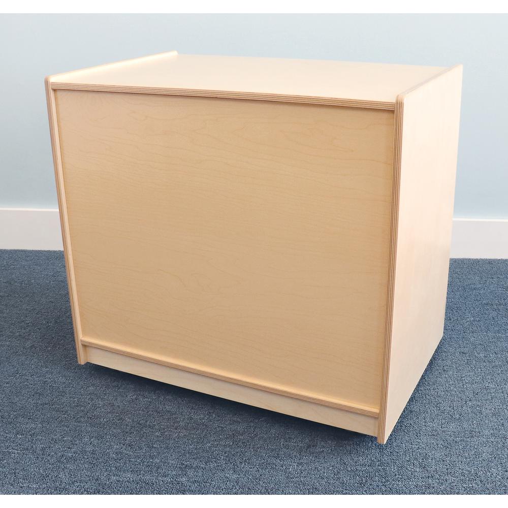 Clear Tray Double Column Storage Cabinet