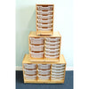 Clear Tray Triple Column Storage Cabinet