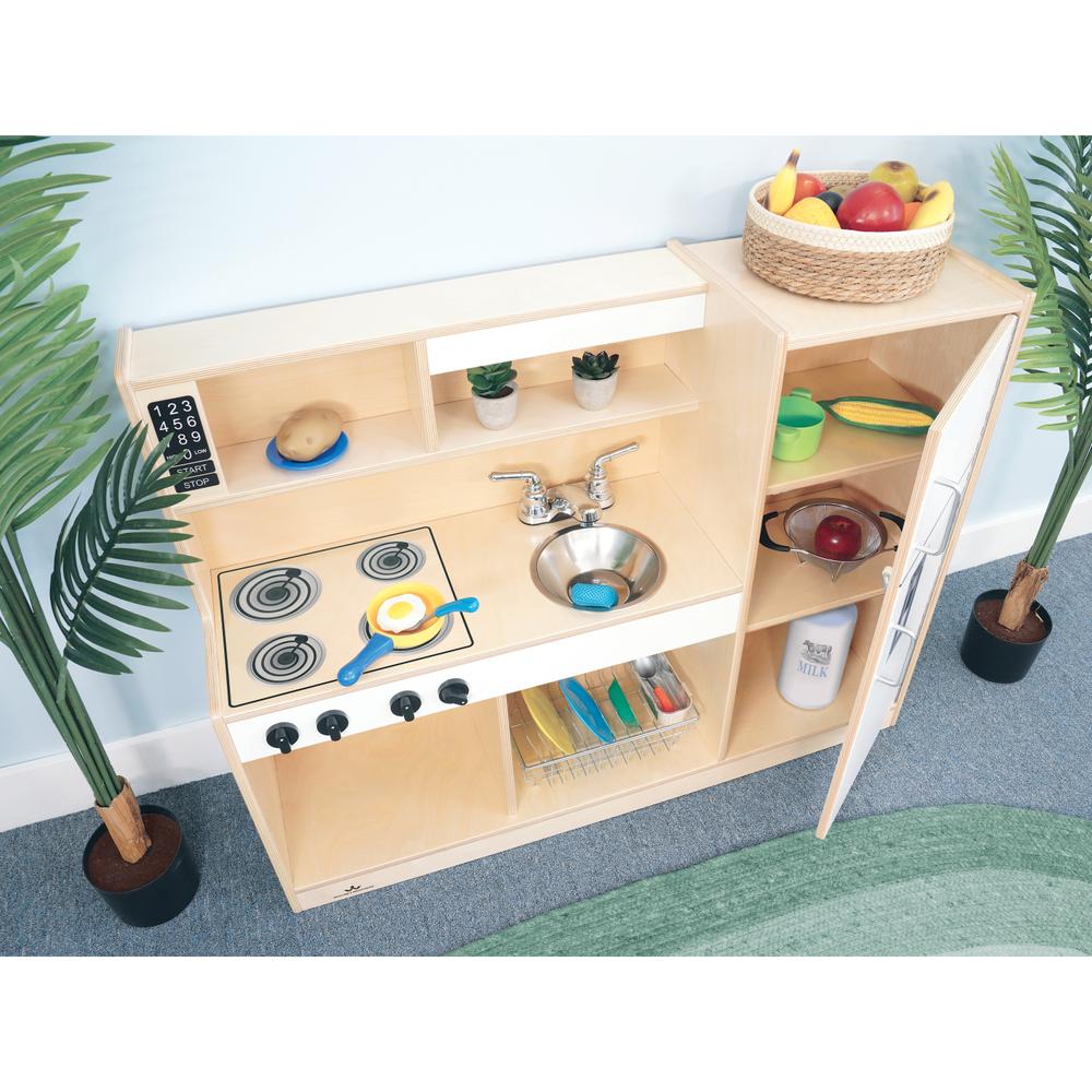 Let's Play Toddler Kitchen Combo - White